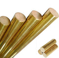 US Stock 2pcs 8mm(0.31") ±10% Dia. 250mm(9.84") H62 Brass Bar Round Rod Cylinder