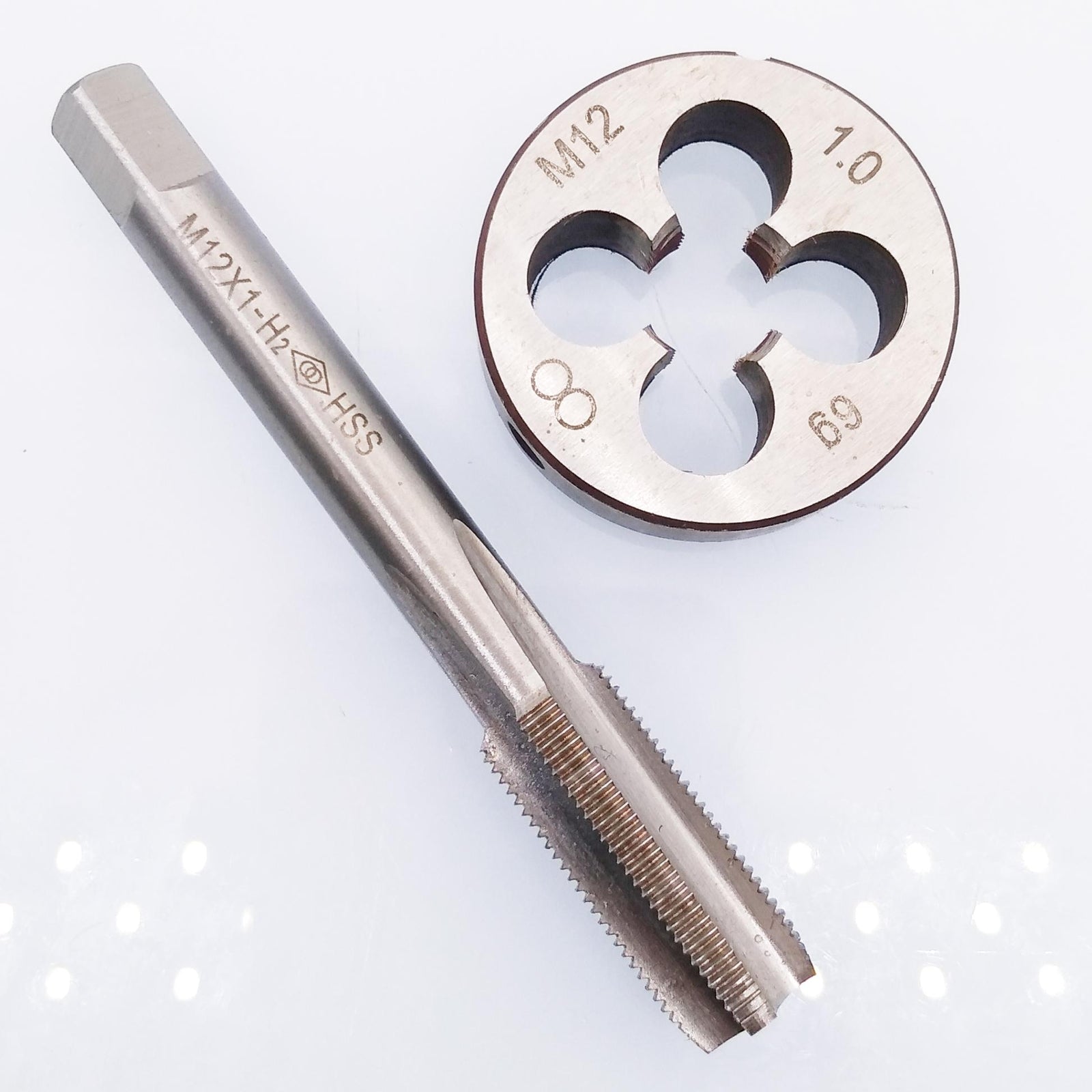 AU Stock  HSS M12 x 1mm Tap & M12 x 1.0mm Die Metric Thread Right Hand