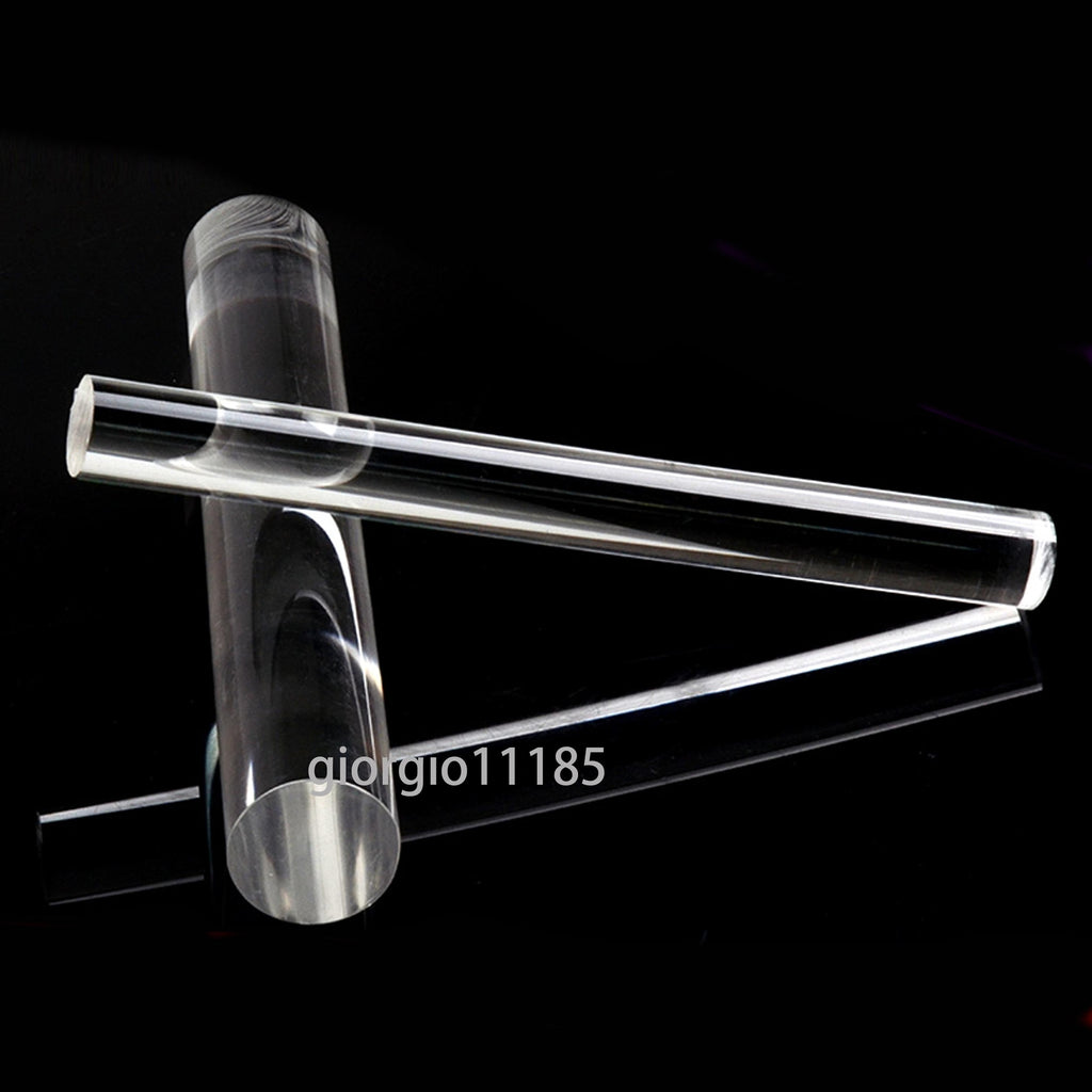 AU Stock 9pcs 5mm Dia. 13” Long Clear Acrylic PMMA Plastic Rod
