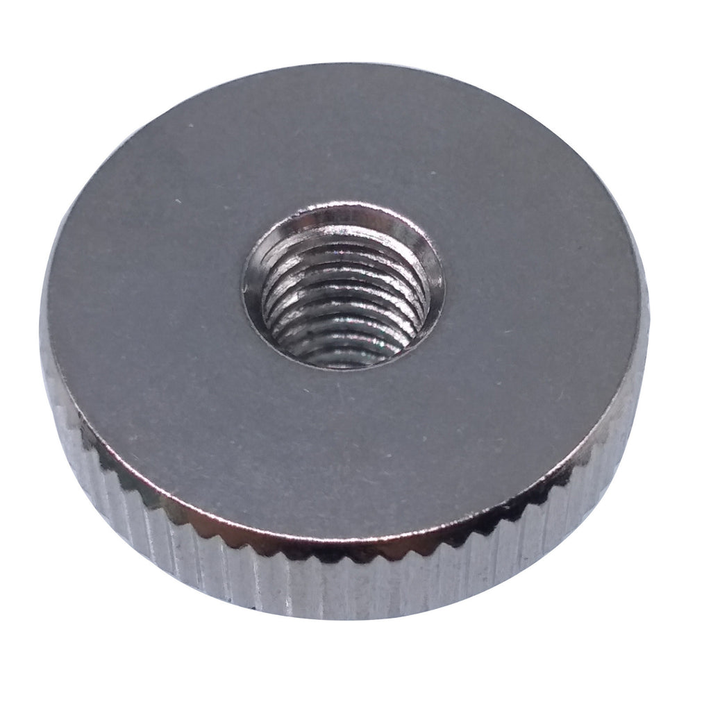 US Stock 5pcs M6 x 1mm Stainless Steel Knurled Thumb Nut Right Hand Thread