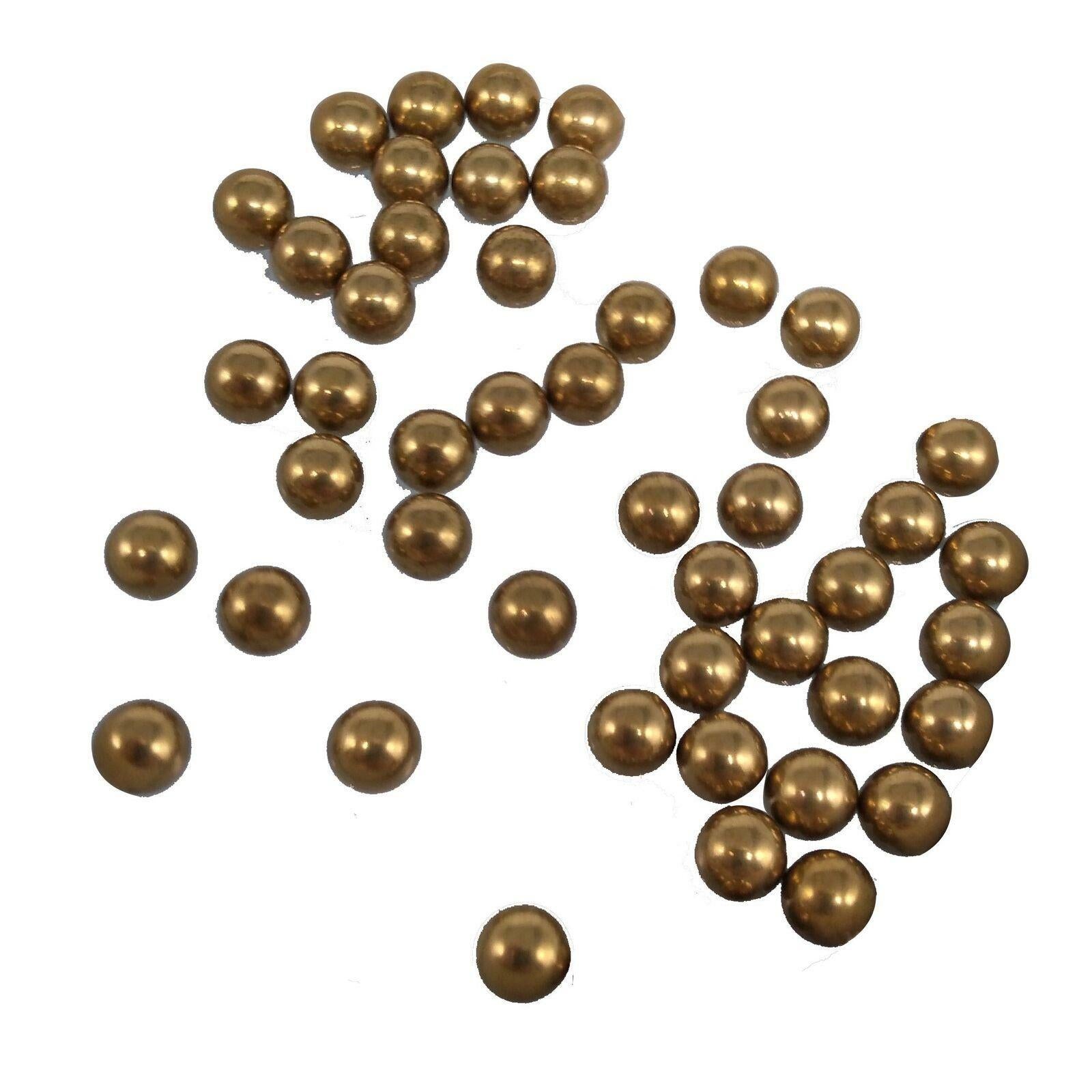 10pcs Balls 12.7mm 1/2" Solid Brass Bearing Balls