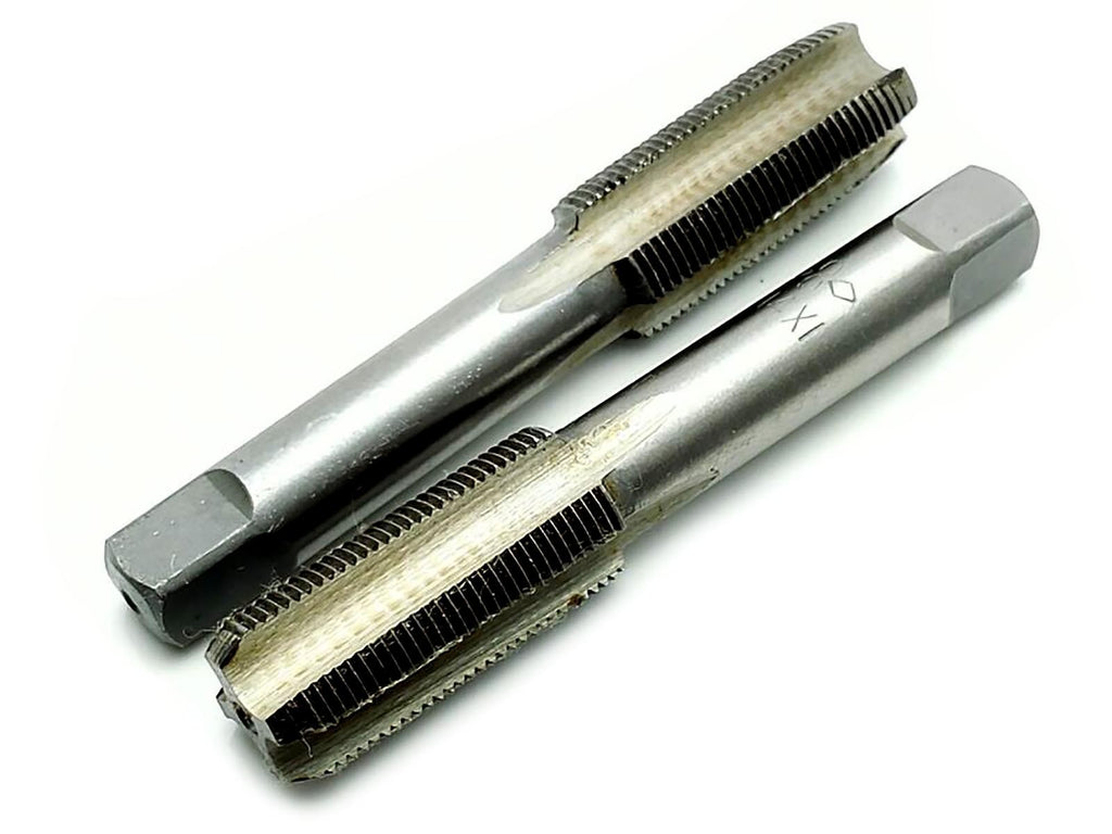 US Stock HSS 14mmx1 Metric Taper and Plug Tap Right Hand Thread M14 x 1mm Pitch
