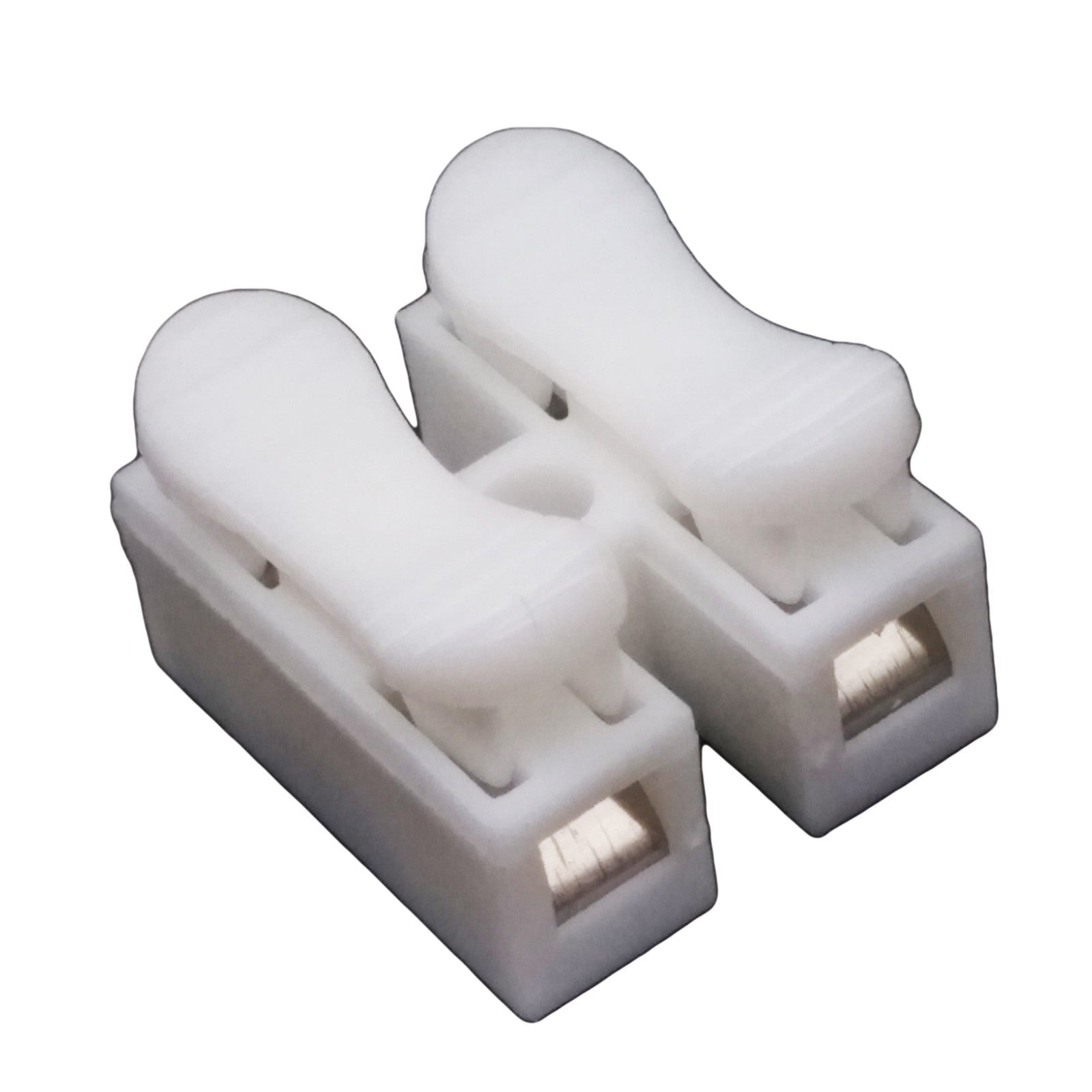US Stock 50pcs CH2 Quick Connector Cable Clamp Terminal Block Spring Wire LED