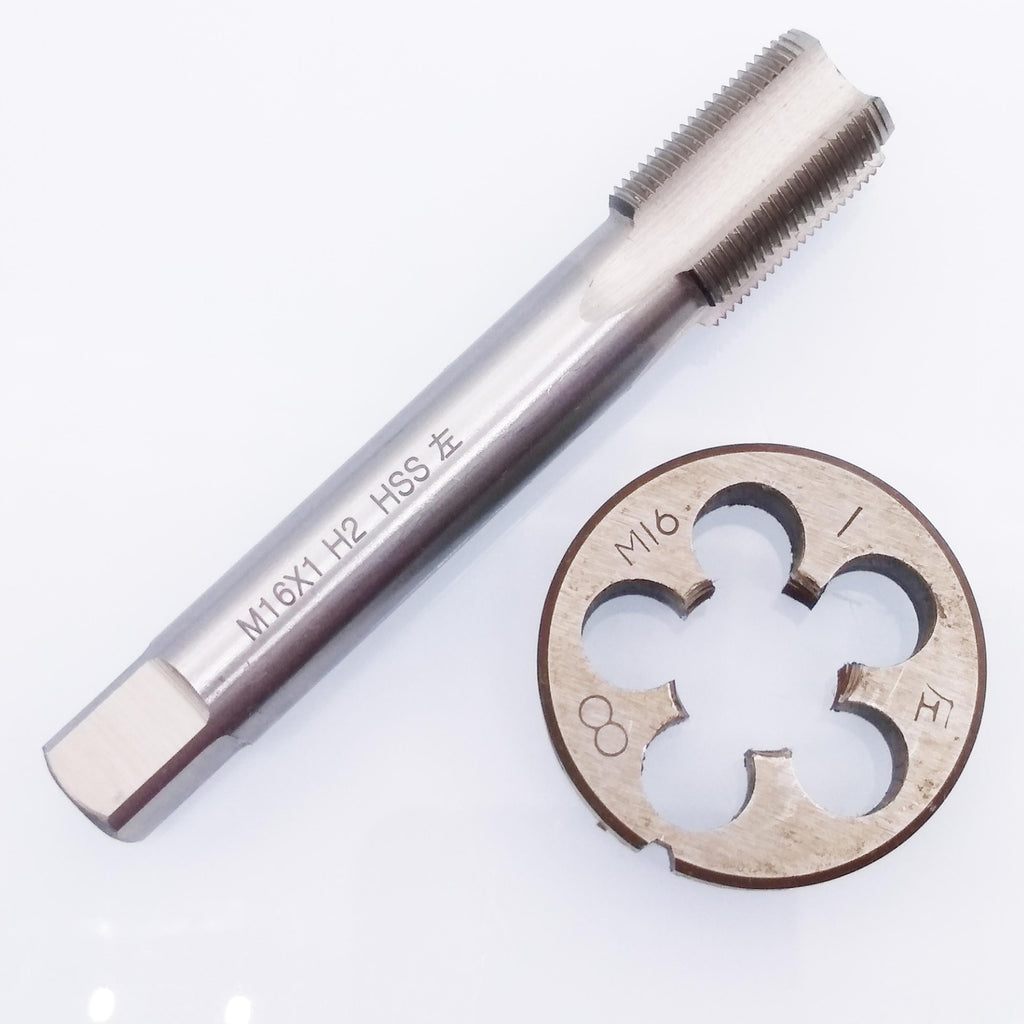 US Stock HSS M16 x 1mm Tap & M16 x 1.0mm Die Metric Thread Left Hand