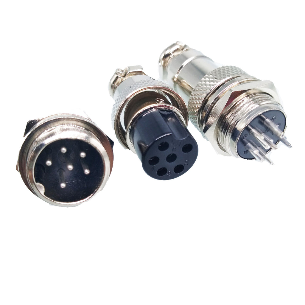 AU Stock 5 Pair Aviation Plug 6 Pin Male Female Panel Wire Connector 16mm GX16-6