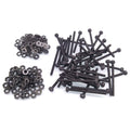 50x M2.5 x 25mm Socket Head Cap Screws Alloy Steel Allen Socket Drive Nut Washer