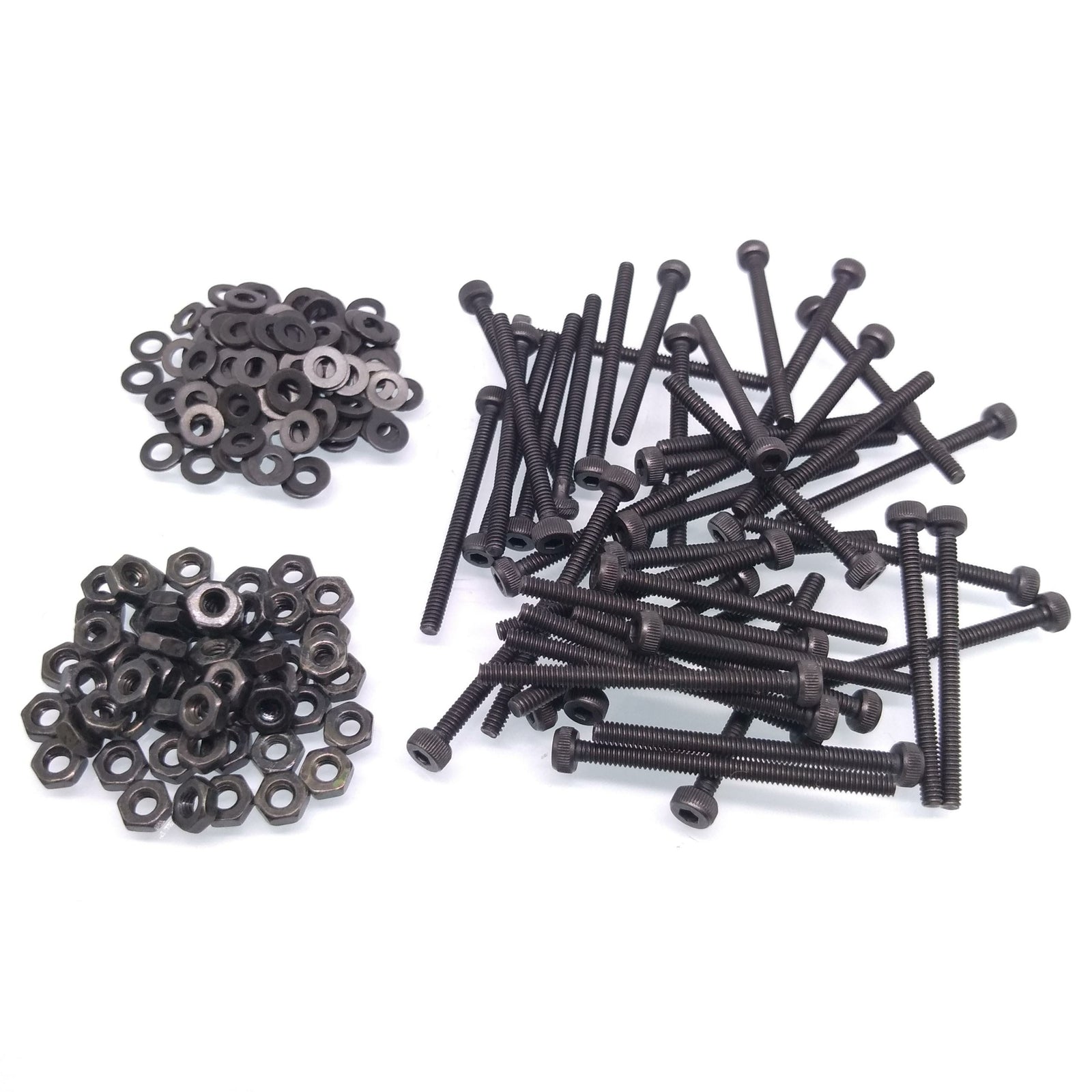 50x M2.5 x 25mm Socket Head Cap Screws Alloy Steel Allen Socket Drive Nut Washer