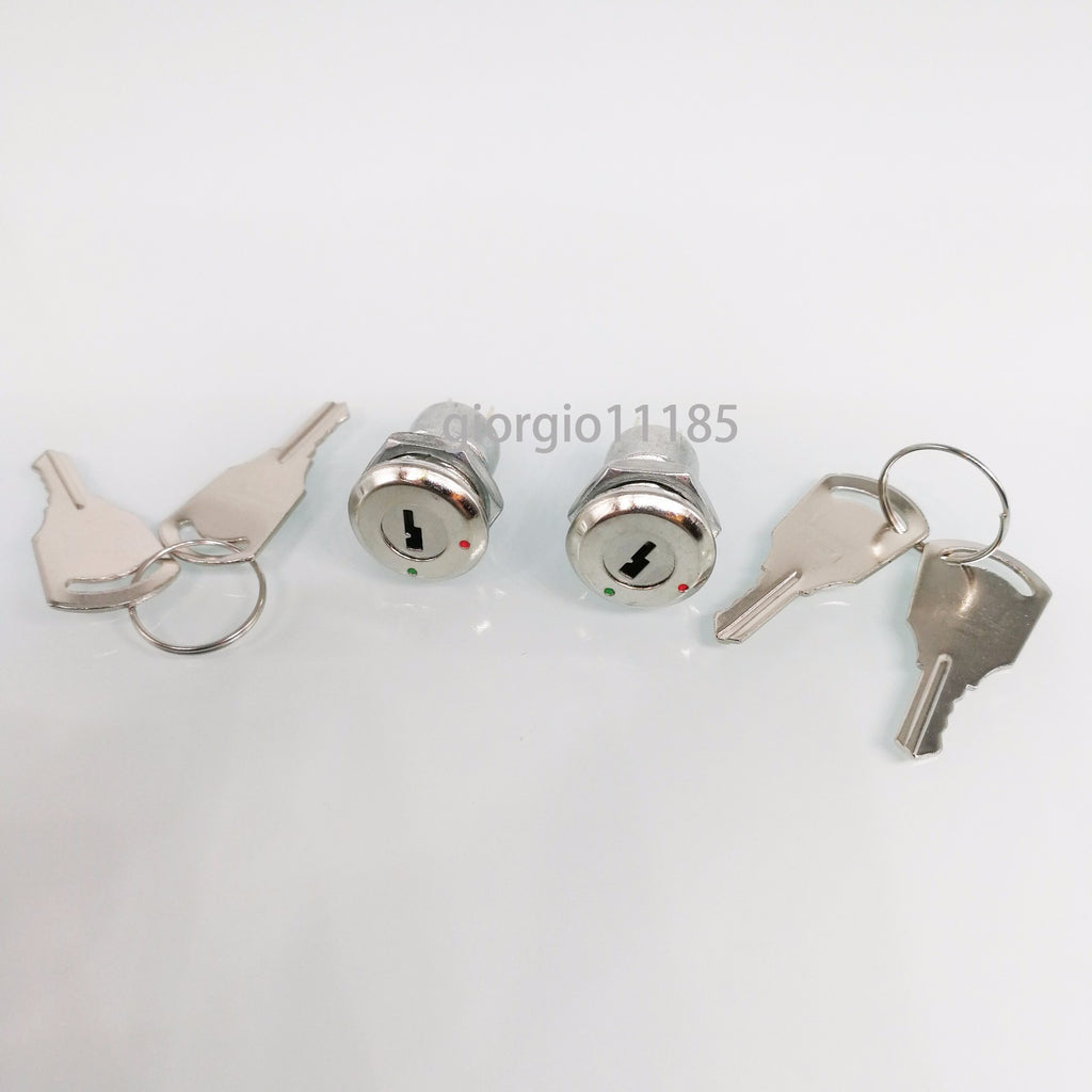 US Stock 2Set Key Switch OFF-ON Lock Metal Toggle Lock Security KS-02 Electronic