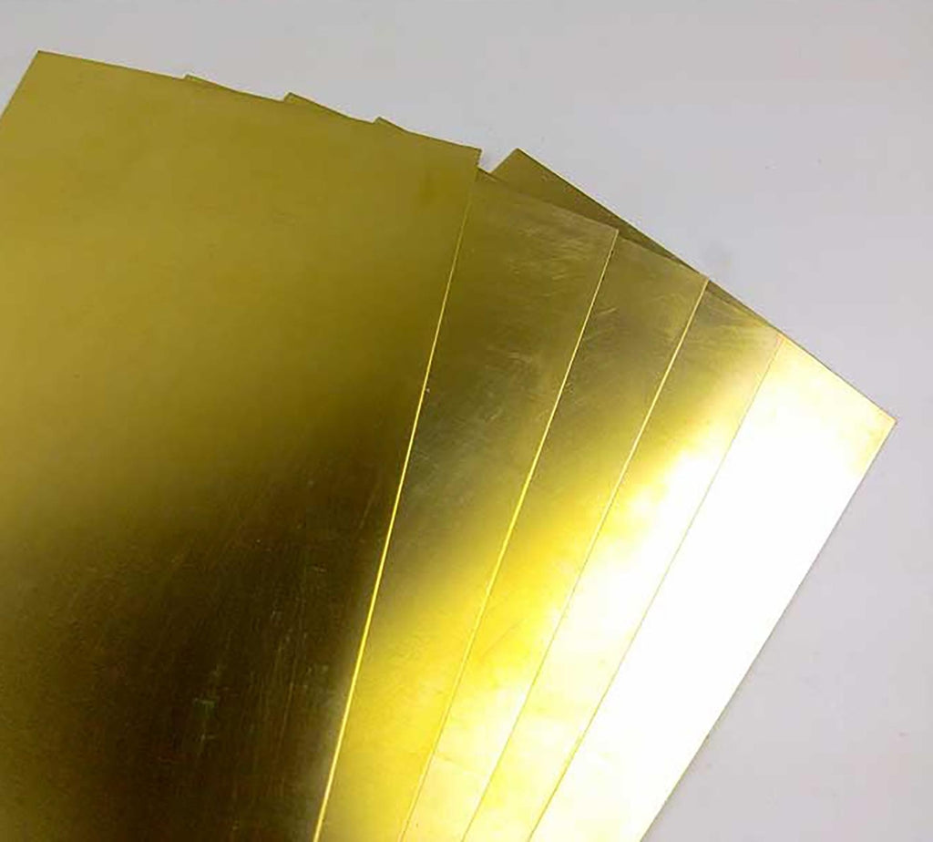 AU Stock 2pcs H62 Brass Sheet Brass Plate 0.8 ±10% x 100 x 100mm