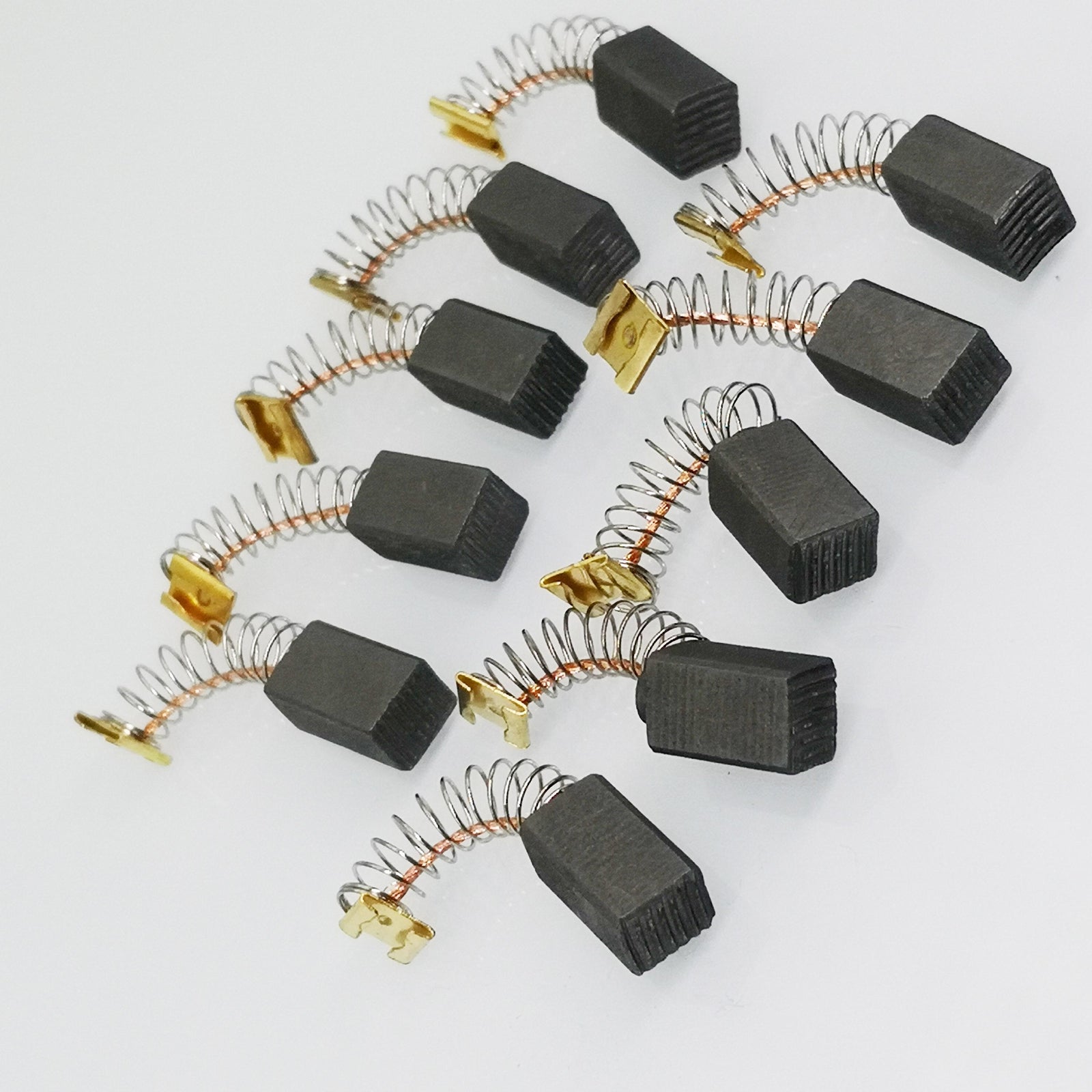 US Stock 10pcs 6.5 x 7.5 x 13.5mm Carbon Brushes Motor Brush Set Replacement #41