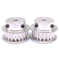 2pcs XL 20T Timing Belt Pulley Synchronous Wheel 6.35mm Bore For 10mm Width Belt