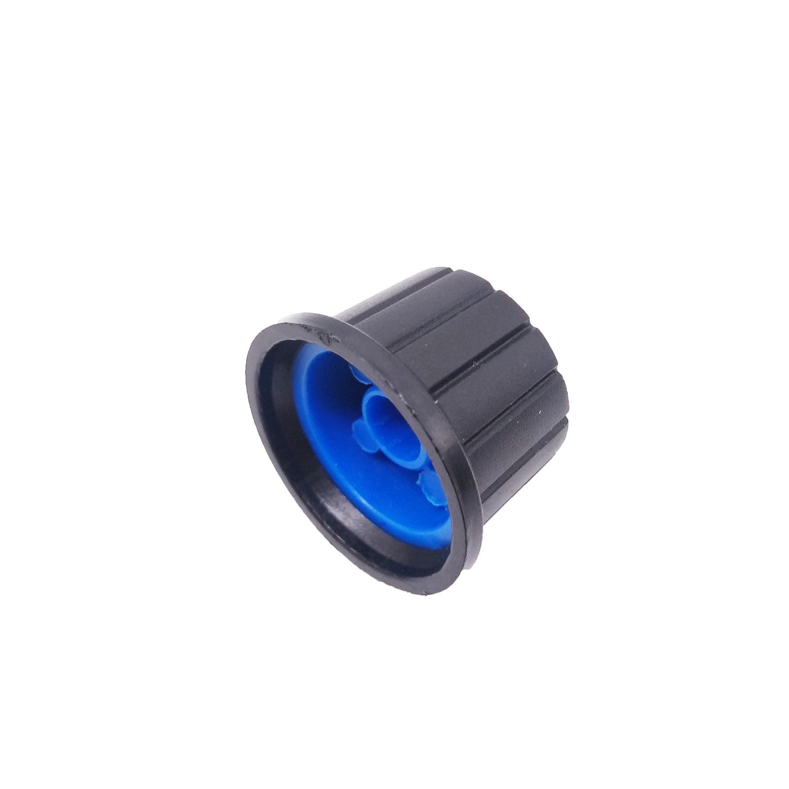 US Stock 10pcs Hi-Fi CD Volume Tone Control Potentiometer Knob 6mm Black Blue