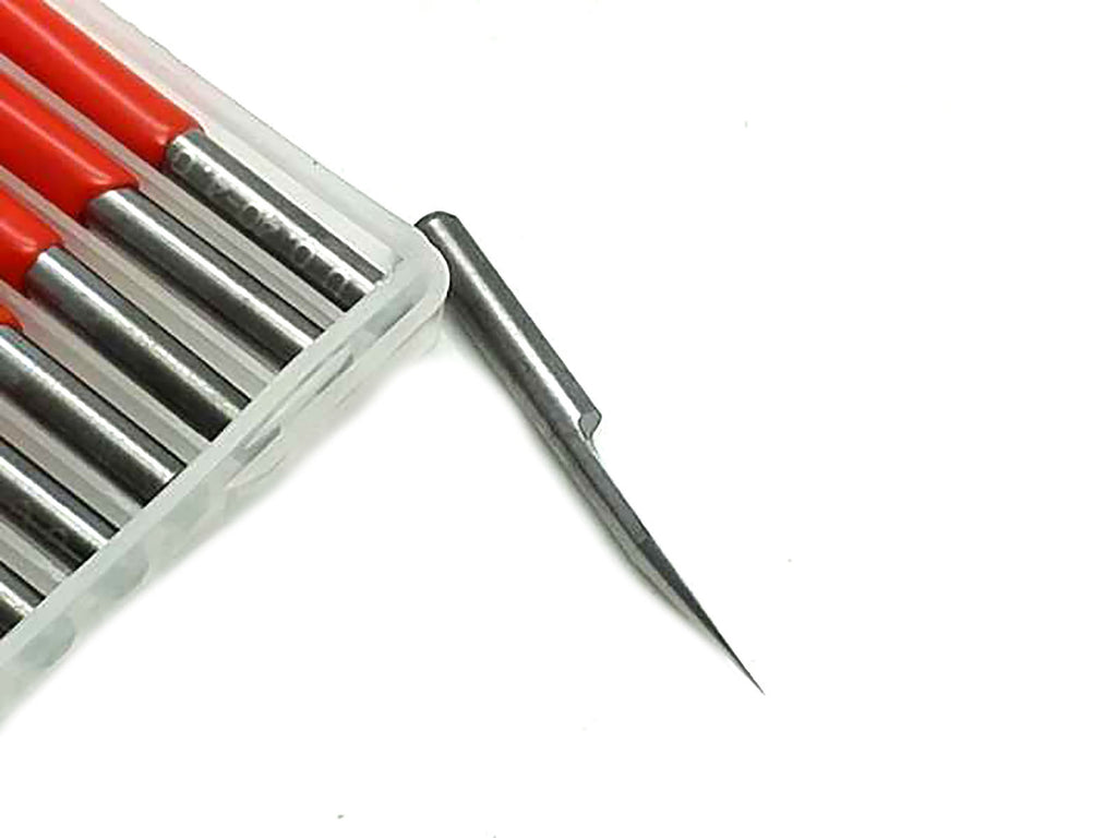 US Stock 10pcs Carbide PCB Engraving Bits CNC Router Tool 20 degrees 0.1mm