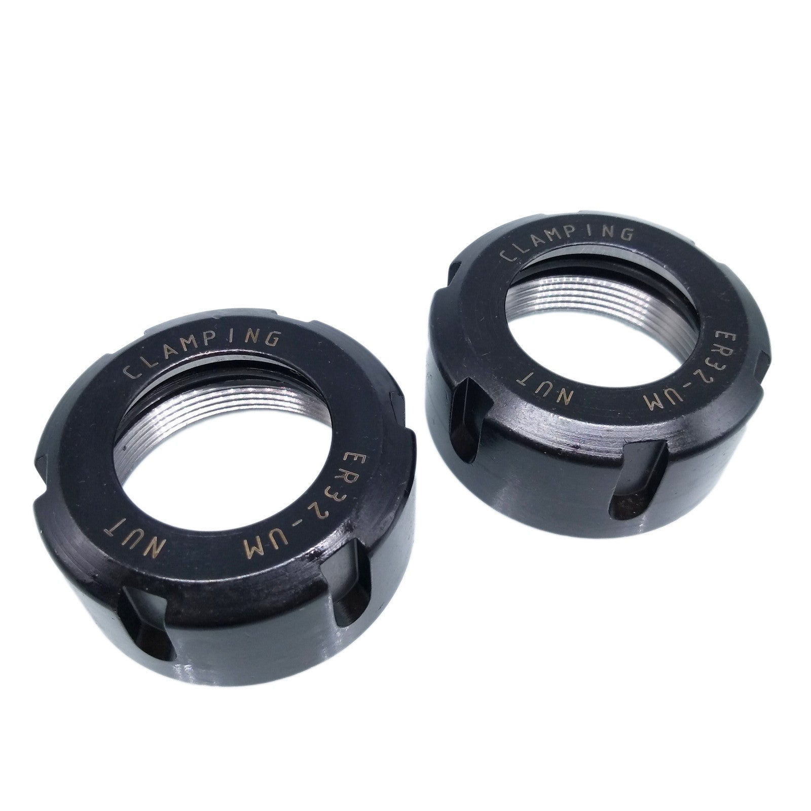 US Stock 2pcs ER32UM Collet Clamping Nuts for CNC Milling Chuck Holder Lathe
