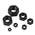 1000pcs Black Nylon Plastic Hexagon Full Nuts Lock Nuts M2 Metric DIN 934