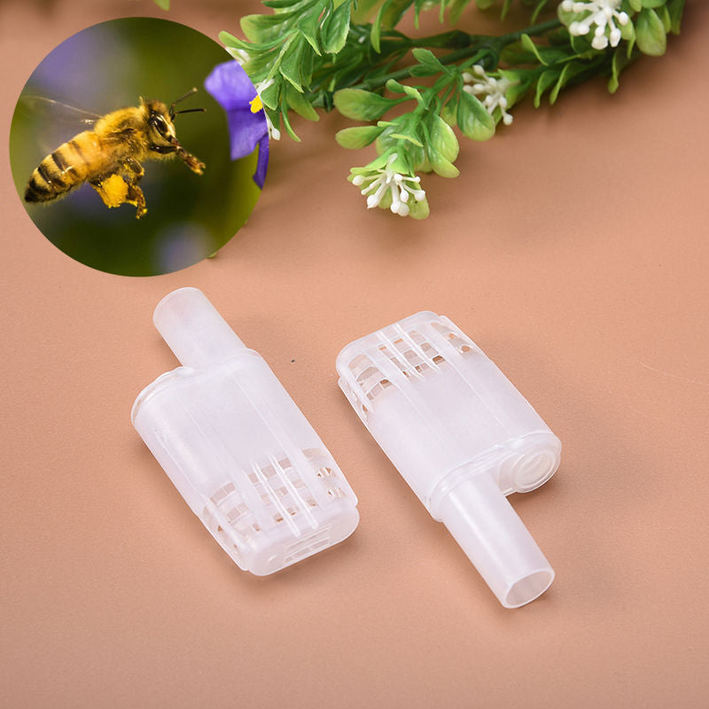 US Stock 12x Plastic Beekeeping Rearing Queen Bee Hair Roller Cages Beekeeper