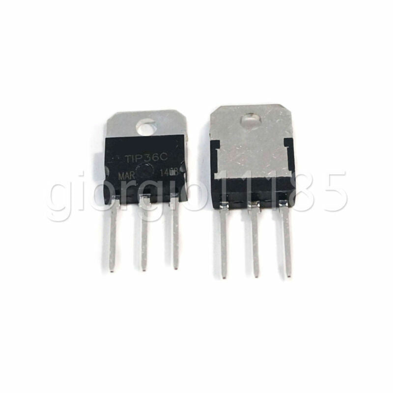 US Stock 5pcs TIP36C TIP36 TO-220 PNP 25A 100V Power Transistor