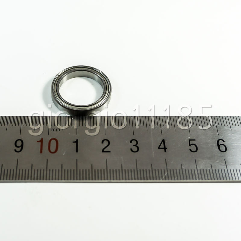 US Stock 10pcs 6703ZZ Deep Groove Metal Double Shielded Ball Bearing 17x23x4mm