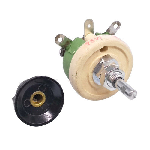 25W 50 OHM High Power Wirewound Potentiometer, Rheostat, Variable Resistor