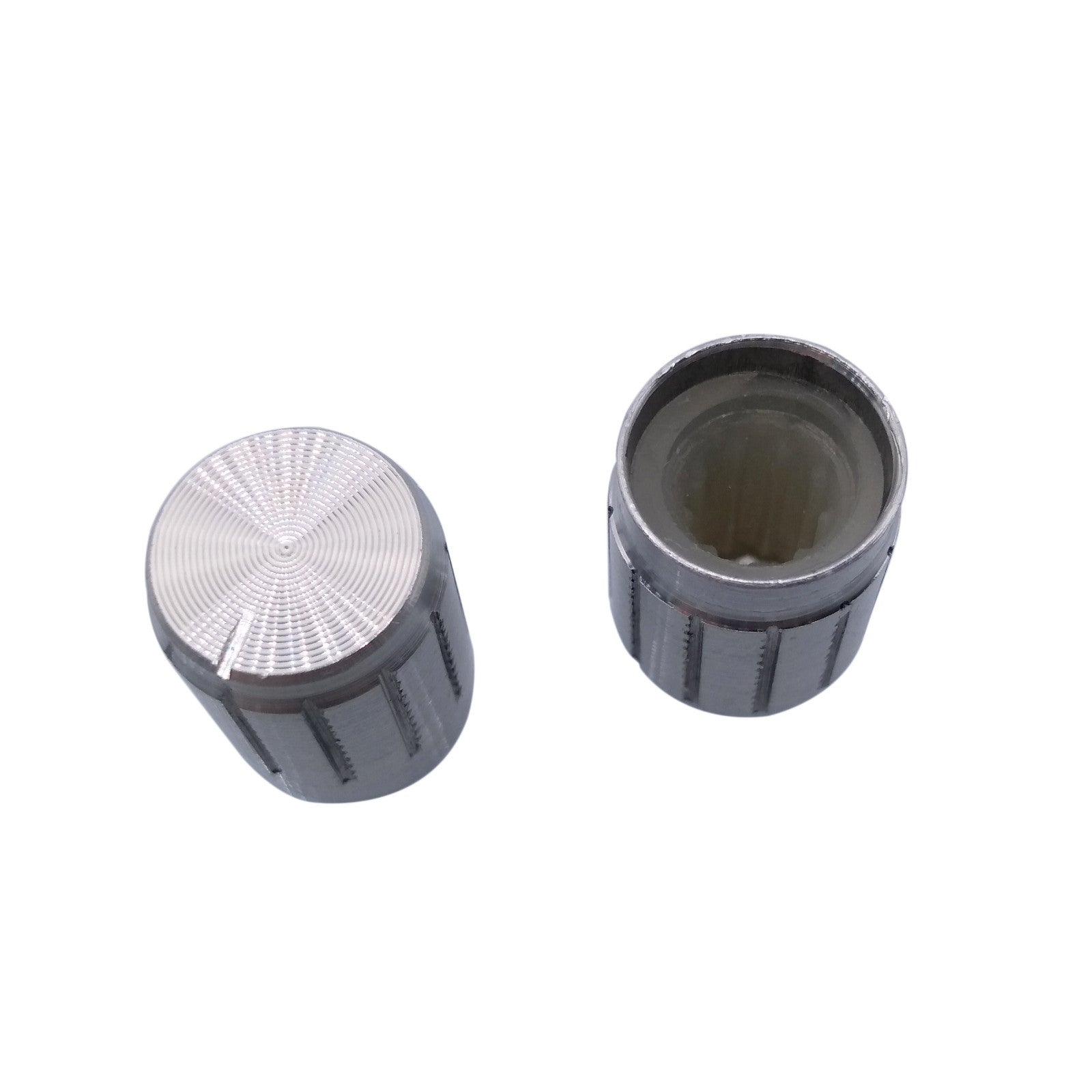US Stock 10x Aluminum Hi-Fi CD Volume Tone Control Potentiometer Knob 6mm Silver