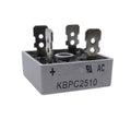 US Stock 1pc KBPC2510 25A Amp 1000V Volt Diode Bridge Rectifier 28 x 28 x 21mm