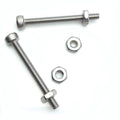 US Stock 50x M2 x 20mm Hex Socket Screw Bolt Knurling DIN912 Stainless Steel Nut