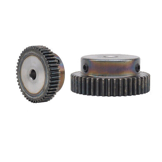 1 Mod Spur Gear Pinion C45 Steel Gear Motor Gear with Steps 60T Bore 8mm