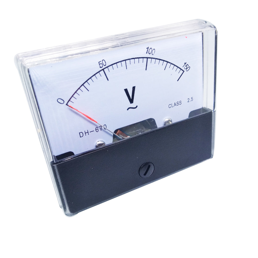 US Stock Analog Panel Volt Voltage Meter Voltmeter Gauge DH-670 0-150V AC