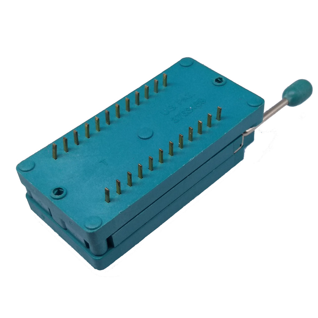 AU Stock 2x 24 Pin 2.54mm ZIF ZIP IC Test DIP Board Socket Universal 224-6182