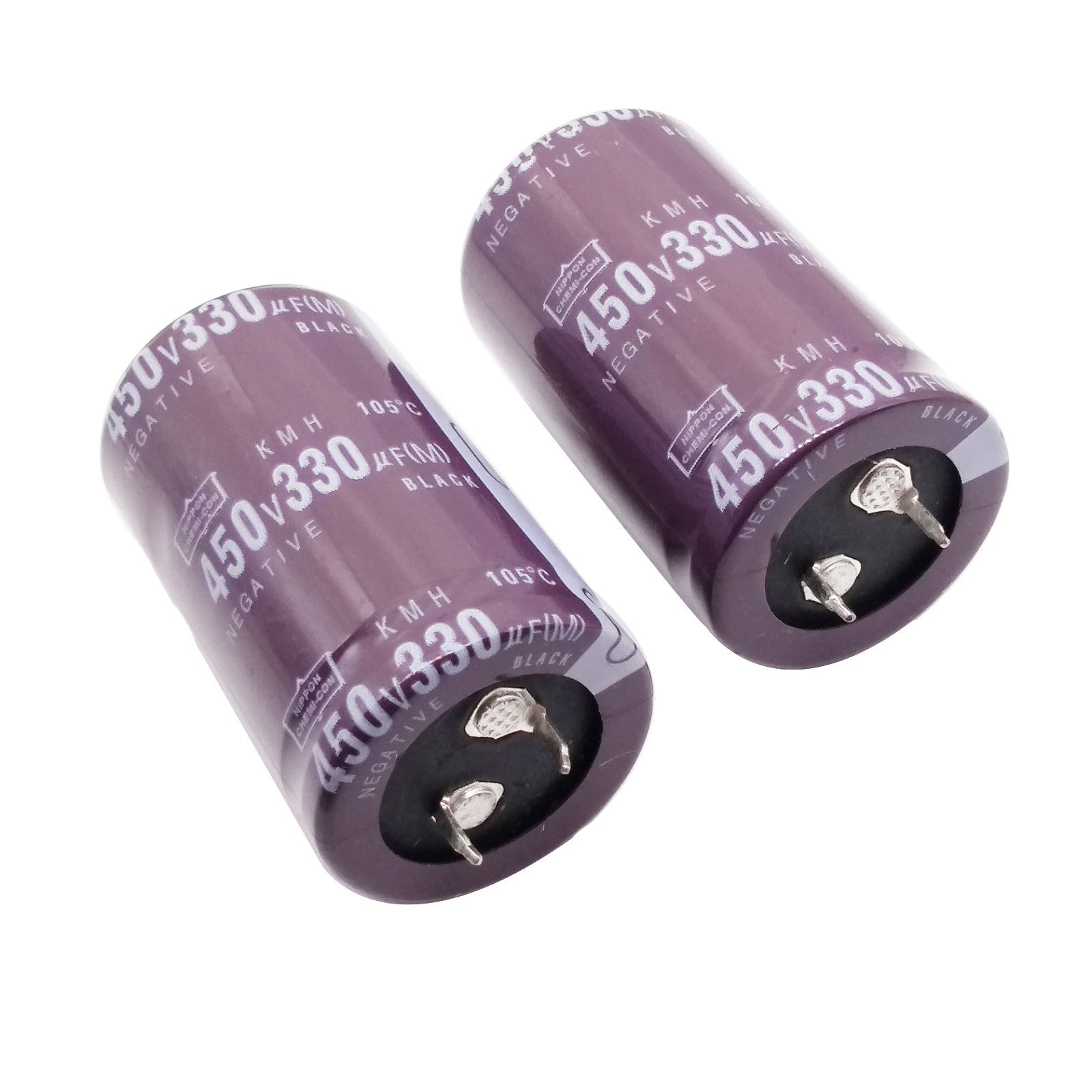2pcs Electrolytic Capacitors 330uF 330mfd 450V +105℃ Radial 30 x 52mm
