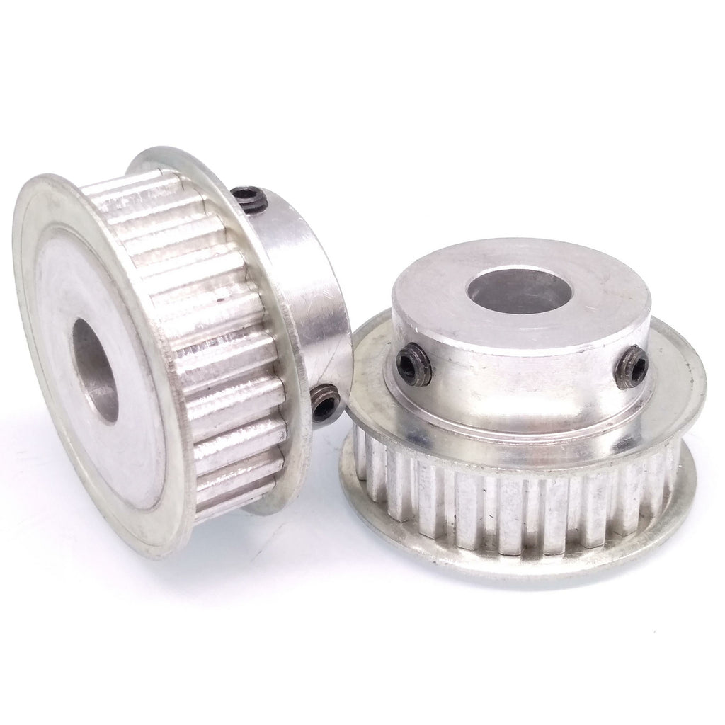 2pcs XL 25T Timing Belt Pulley Synchronous Wheel 12mm Bore For 10mm Width Belt