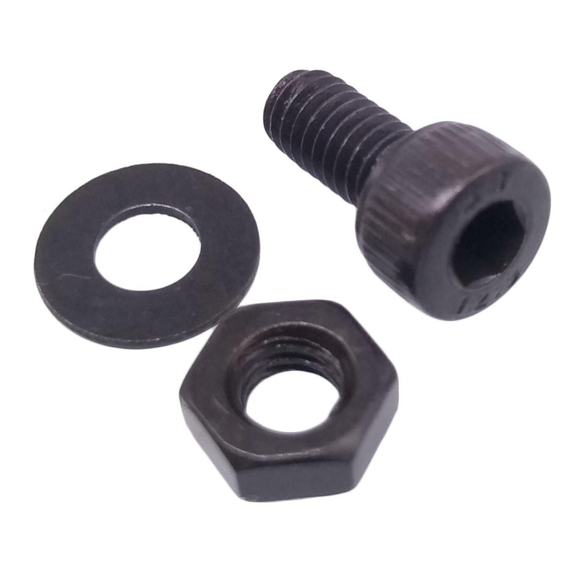 200x M4 x 6mm Socket Head Cap Screws Alloy Steel Allen Socket Drive Nuts Washers