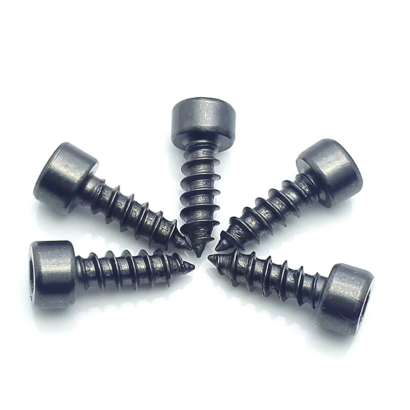 US Stock 50pcs M4 12mm Alloy Steel Allen Hex Socket Head Cap Self-Tapping Screws