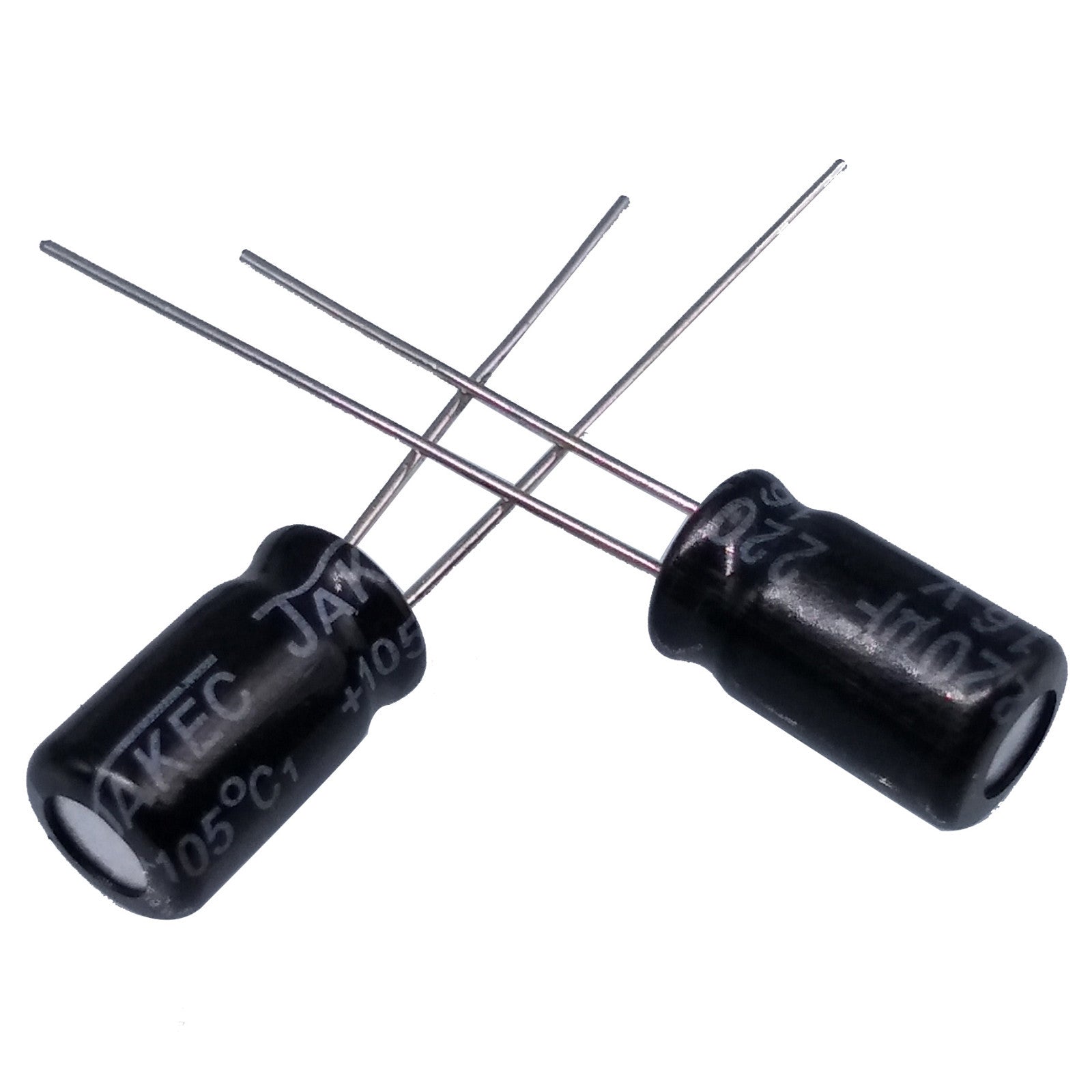 US Stock 50pcs Electrolytic Capacitors 220uF 220mfd 16V +105℃ Radial 6 x 12mm