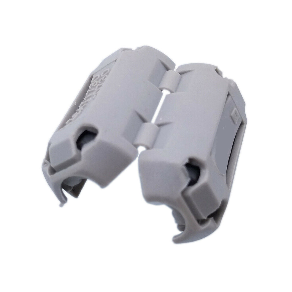 US Stock 10pcs 7mm Clip On EMI RFI Filter Snap Around Ferrite