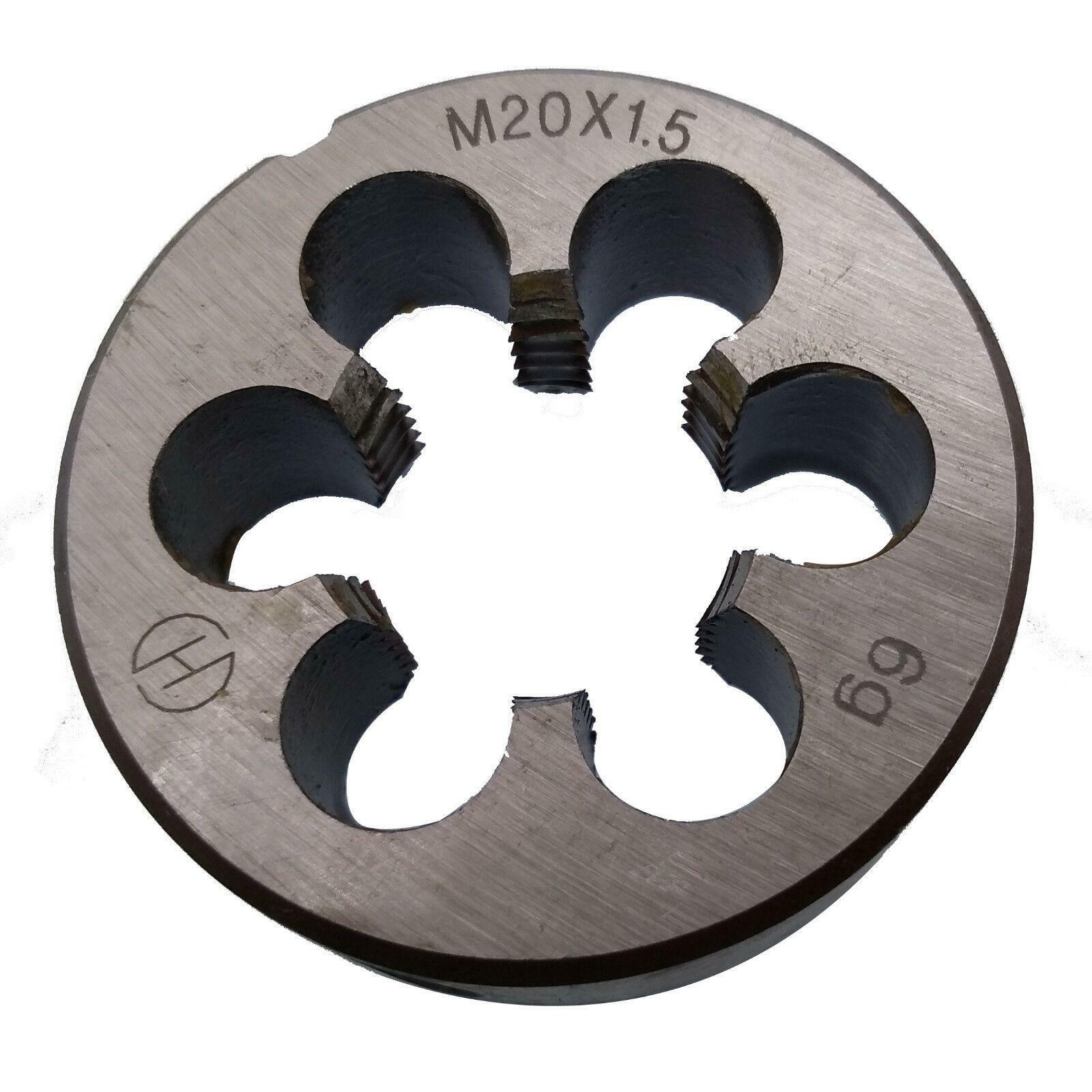 AU Stock HSS M20x1.5 Taper & Plug Tap & M20 x 1.5mm Die Metric Thread Right Hand