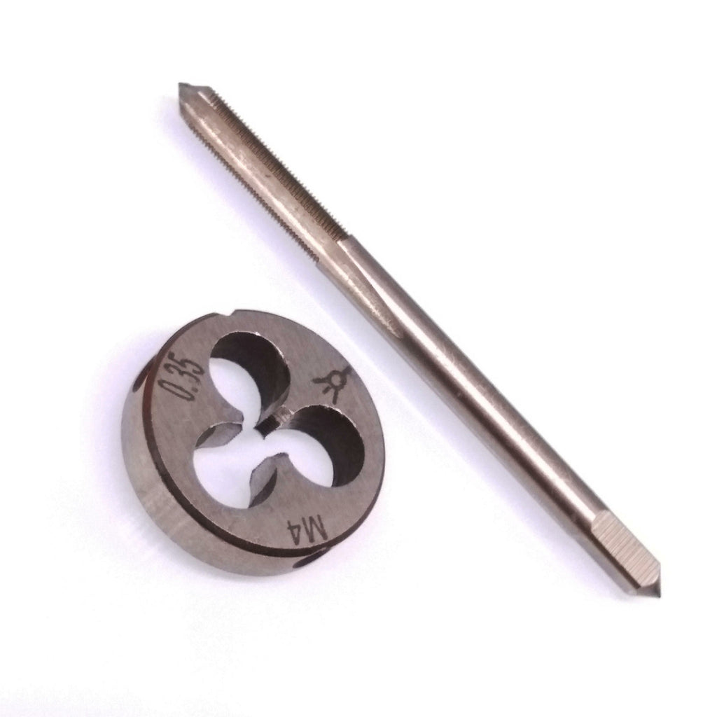 US Stock HSS M4 x 0.35mm Tap & M4 x 0.35mm Die Metric Thread Right Hand