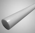 US Stock 15pcs 5mm ±10% Dia. 13" Natural White Polyoxymethylene Acetal Rod