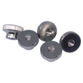 US Stock 5pcs M6 x 1mm Stainless Steel Knurled Thumb Nut Right Hand Thread