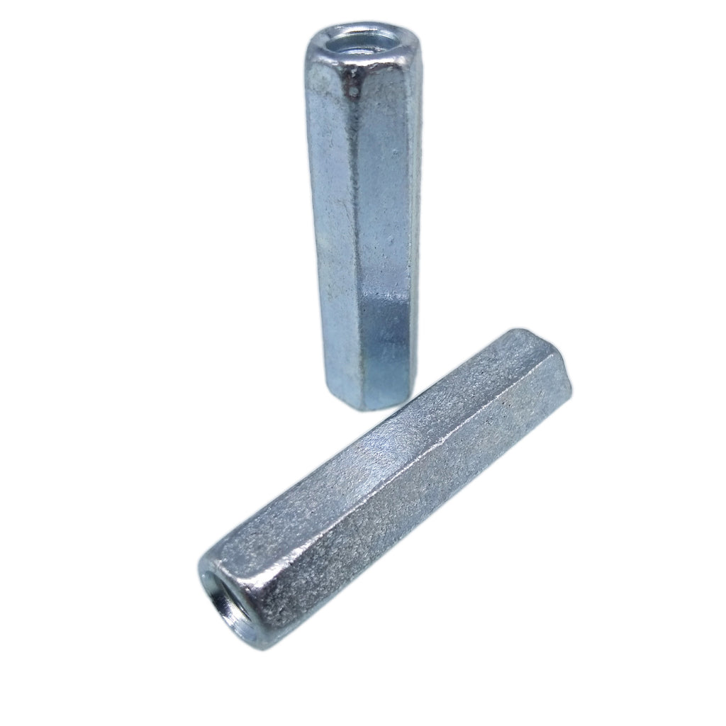 AU Stock 5pcs M6 x 1 x 40mm Long Rod Coupling Hex Nut Connector Zinc Plated