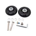 US Stock 2Set OD 64mm Luggage Suitcase Replacement Wheels Axles Repair Wrench