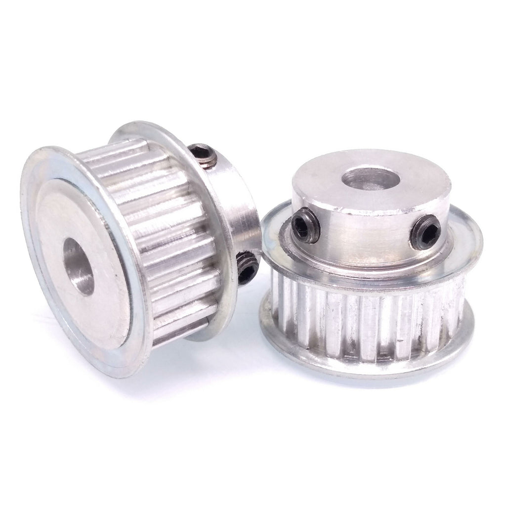 2x XL 18T Timing Belt Pulley Synchronous Wheel 8mm Bore For 10mm Width Belt