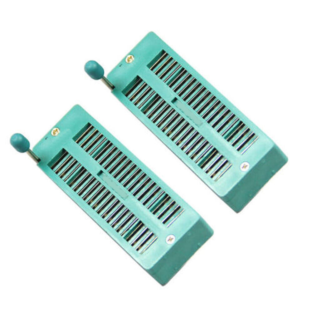 US Stock 2pcs 40Pin ZIP IC DIP Board Socket Gold Plated Universal 240-6182