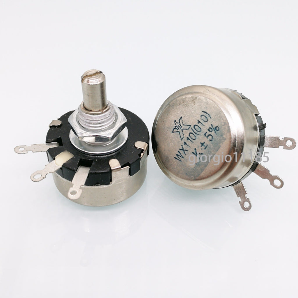 US Stock 2pcs 2.2K ohm WX110 WX010 1W Watt Wirewound Potentiometer Pots New