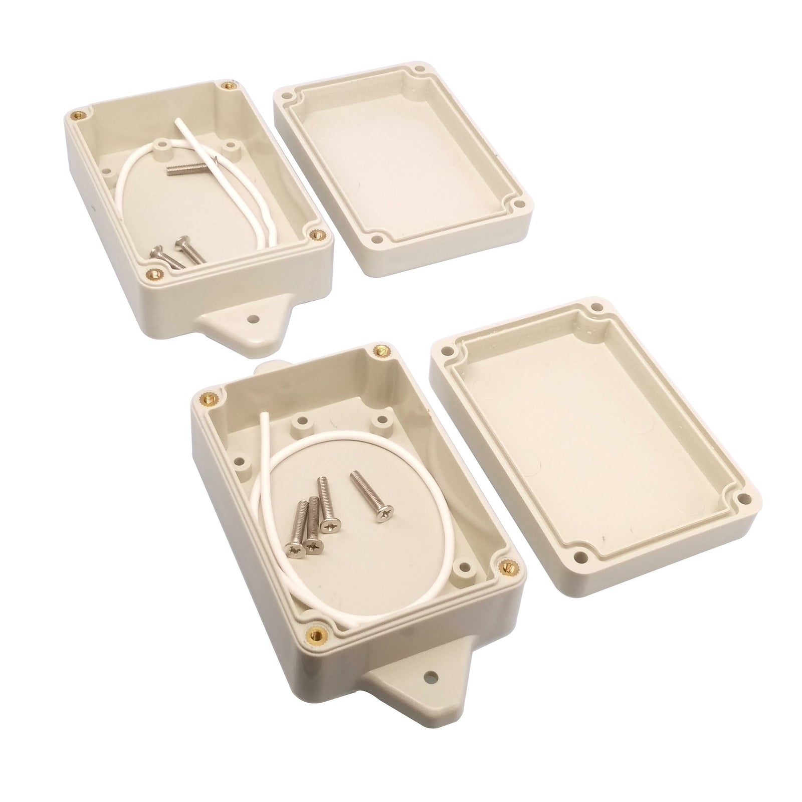 US Stock 2pcs Plastic Project Box Electronic Enclosure Case DIY 35 x 58 x 83mm
