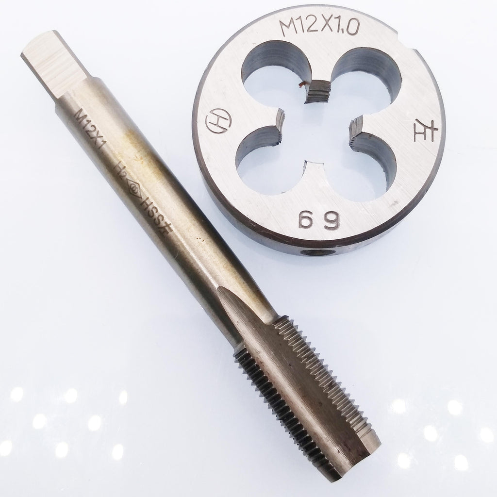 US Stock HSS M12 x 1mm Tap & M12 x 1.0mm Die Metric Thread Left Hand
