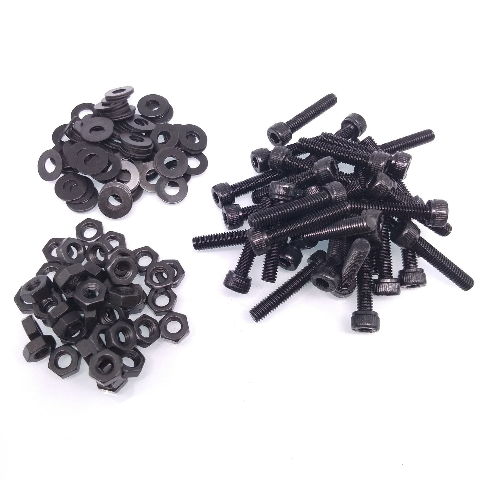 100x M4 x 25mm Socket Head Cap Screws Alloy Steel Allen Socket Drive Nuts Washer