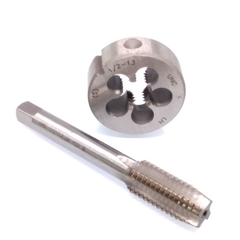 HSS 1/2-13 UNC Tap & 1/2-13 UNC Die Left Hand