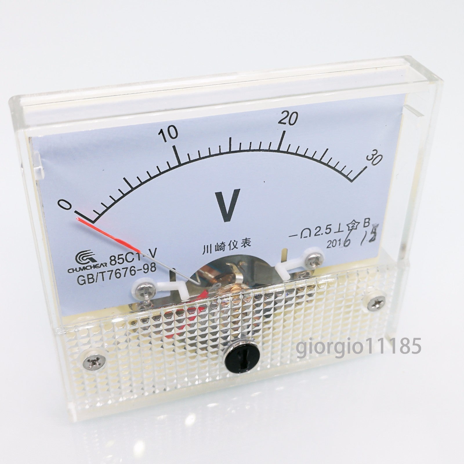 AU Stock Analog Panel Volt Voltage Meter Voltmeter Gauge 85C1 0-30V DC