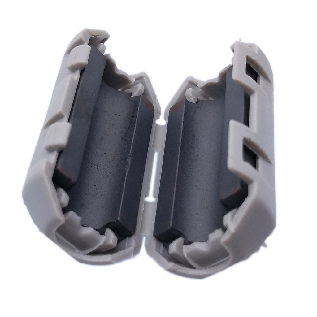 US Stock 10pcs 7mm Clip On EMI RFI Filter Snap Around Ferrite